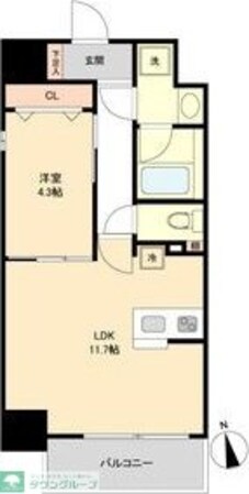 レジデンシア花の木の物件間取画像